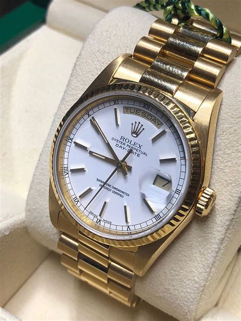 rolex president white gold review|rolex presidential gold white face.